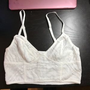 Free People Intimates & Sleepwear - Free People Stretch Lace Crop Bralette Soft Bra Free People Intimates & Sleepwear - Free People Stretch Lace Crop Bralette Soft Bra